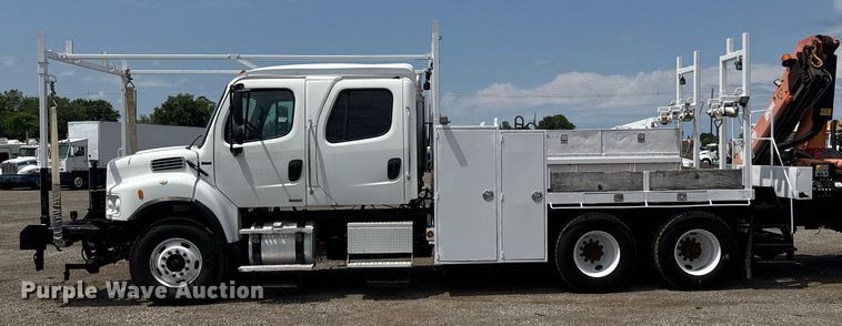 image for item DY0053 2006 Freightliner Business Class M2 Crew Cab crane truck