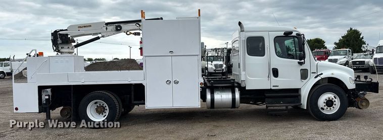 image for item DY0060 2007 Freightliner Business Class M2 Ext. Cab crane truck