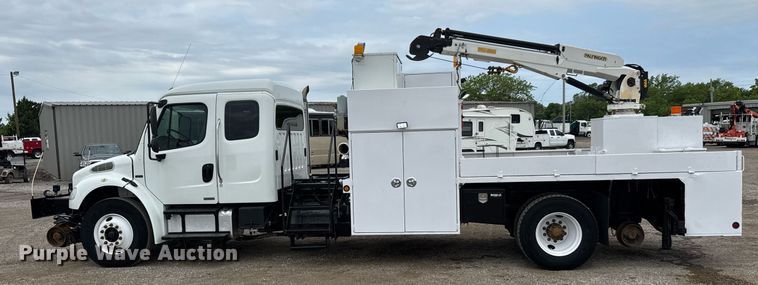 image for item DY0060 2007 Freightliner Business Class M2 Ext. Cab crane truck