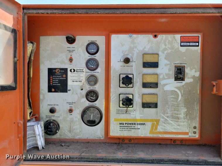 image for item EA2458 MQ Whisperwatt DB-0831J generator