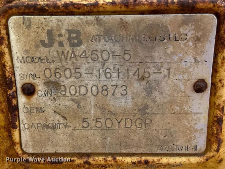 image for item EB2669 JRB WA450-5 wheel loader bucket