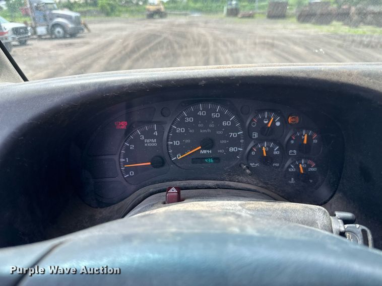 image for item EB2679 2003 Chevrolet Kodiak flatbed truck