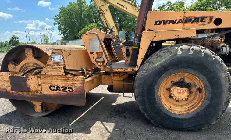 image for item EB2680 Dynapac CA25D single drum vibratory roller