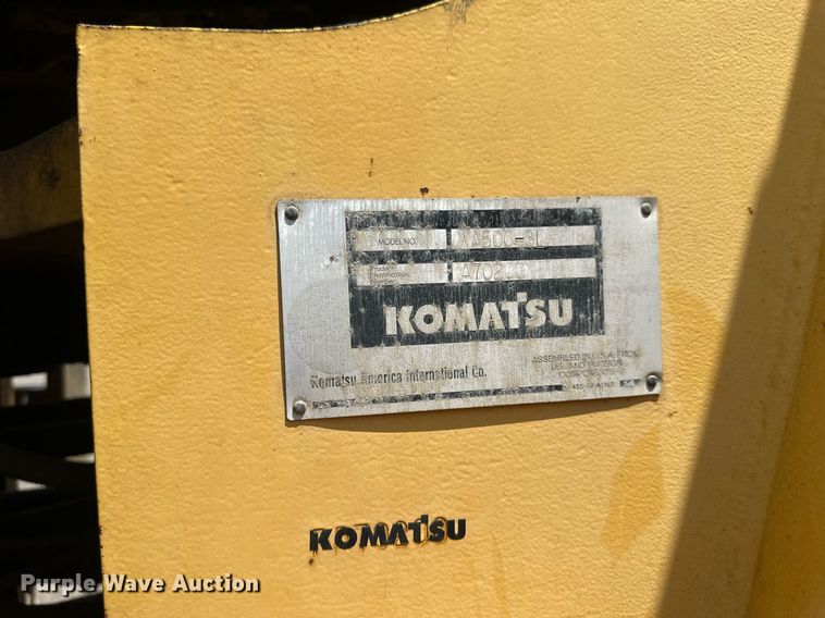 image for item EB2684 1998 Komatsu WA500-3L wheel loader