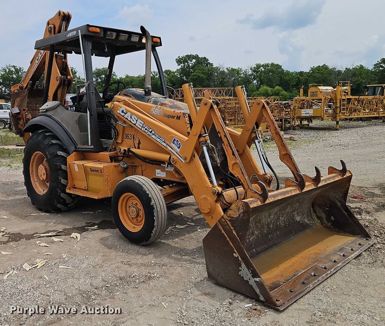 image for item EB8132 2007 Case 580 Super M backhoe