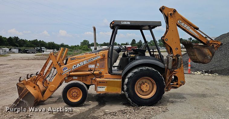 image for item EB8132 2007 Case 580 Super M backhoe