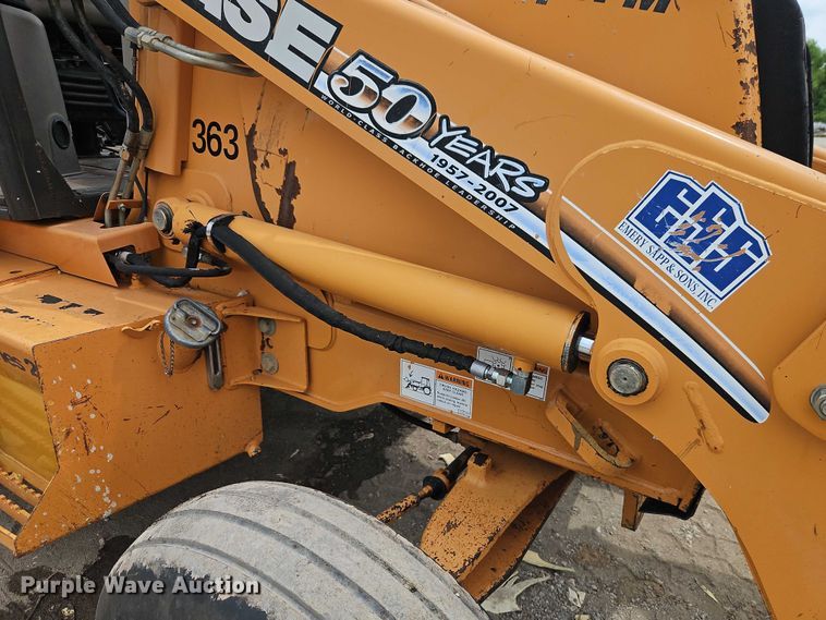 image for item EB8132 2007 Case 580 Super M backhoe