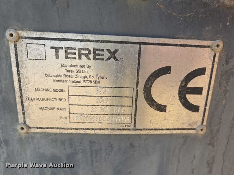image for item EC1055 2013 Terex 693 Plus Supertrak screening plant
