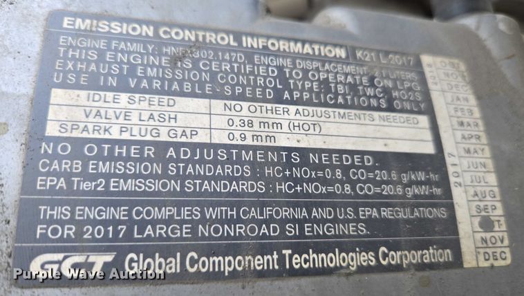 image for item EC1069 2017 UniCarriers CFS40 forklift