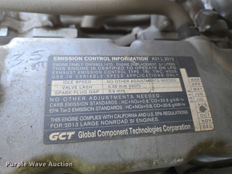 image for item EC1070 2014 Nissan MP1F2A25LV forklift