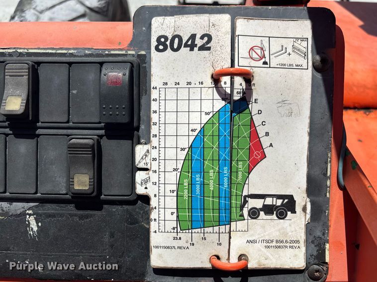 image for item EC3622 2014 JLG 8042 telehandler