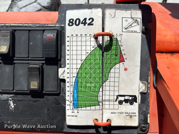 image for item EC3622 2014 JLG 8042 telehandler