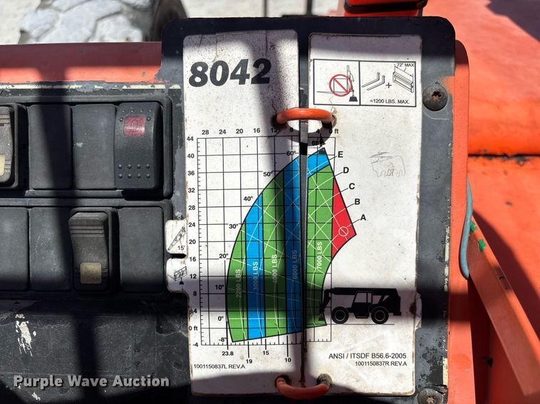 image for item EC3622 2014 JLG 8042 telehandler