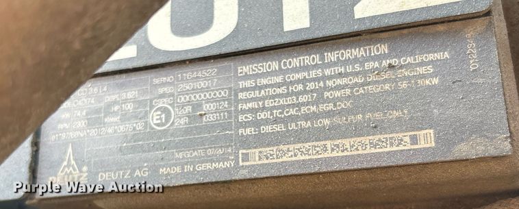 image for item EC3623 2015 Genie GTH844 telehandler