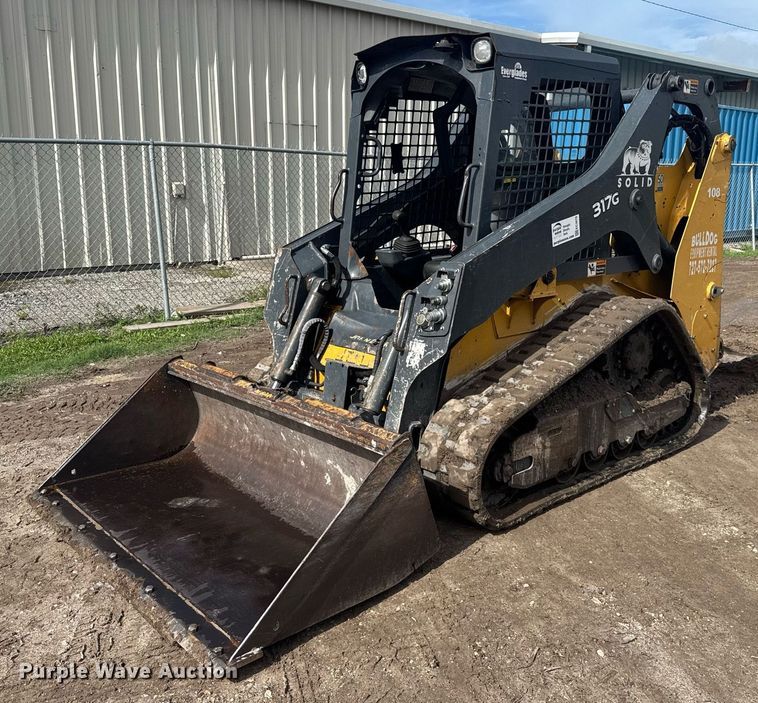 image for item EC3678 2020 John Deere 317G tracked skid steer loader