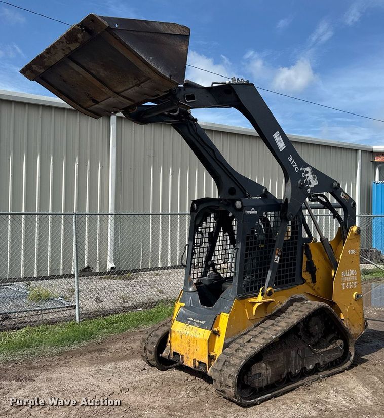 image for item EC3678 2020 John Deere 317G tracked skid steer loader