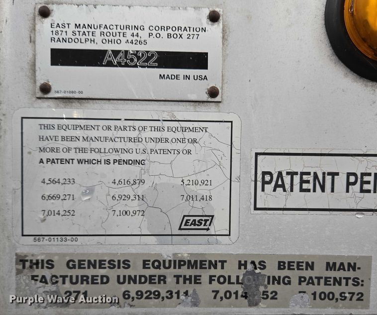 image for item EC4275 2015 Mack GU713 Granite dump truck