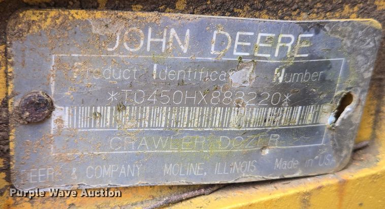 image for item EC4276 2000 John Deere 450H LGP dozer