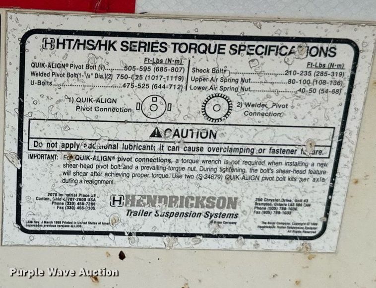 image for item EC7988 2014 Trail King  TK120HDG-564 lowboy equipment trailer