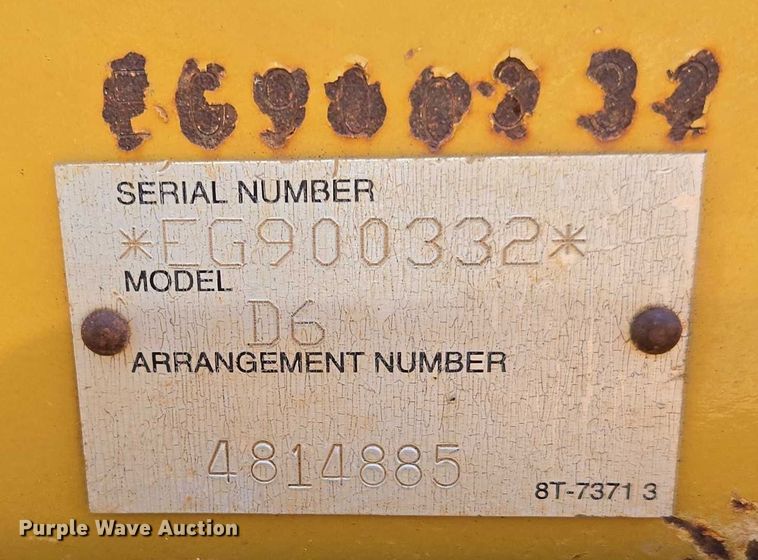 image for item ED2038 2021 Caterpillar D6TXW dozer