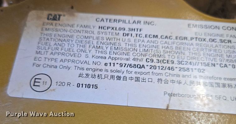 image for item ED2038 2021 Caterpillar D6TXW dozer