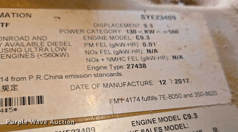 image for item ED2038 2021 Caterpillar D6TXW dozer