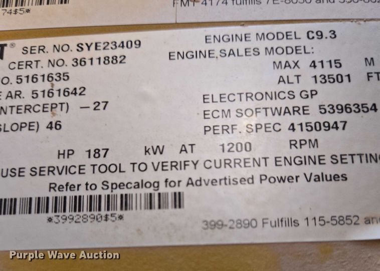 image for item ED2038 2021 Caterpillar D6TXW dozer