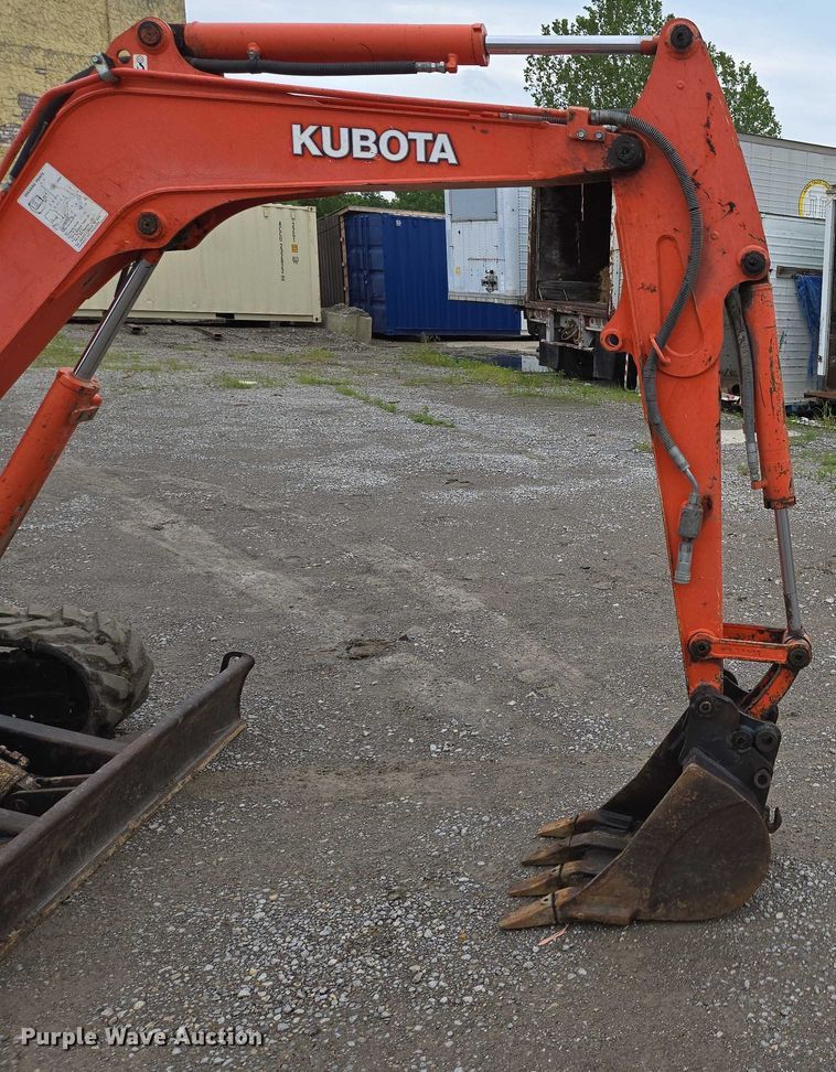 image for item ED2078 2015 Kubota U25  mini excavator