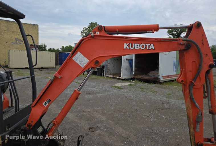 image for item ED2078 2015 Kubota U25  mini excavator