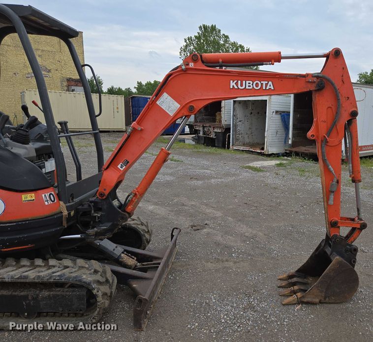 image for item ED2078 2015 Kubota U25  mini excavator