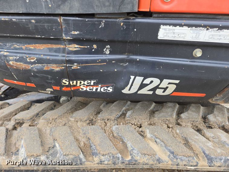 image for item ED2078 2015 Kubota U25  mini excavator