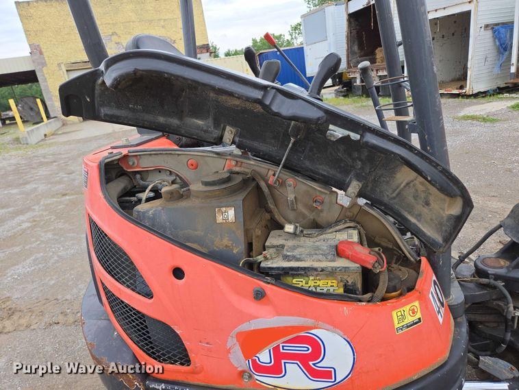 image for item ED2078 2015 Kubota U25  mini excavator