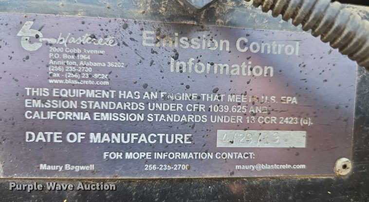 image for item ED2090 2019 Blastcrete DA 350 seal coat applicator