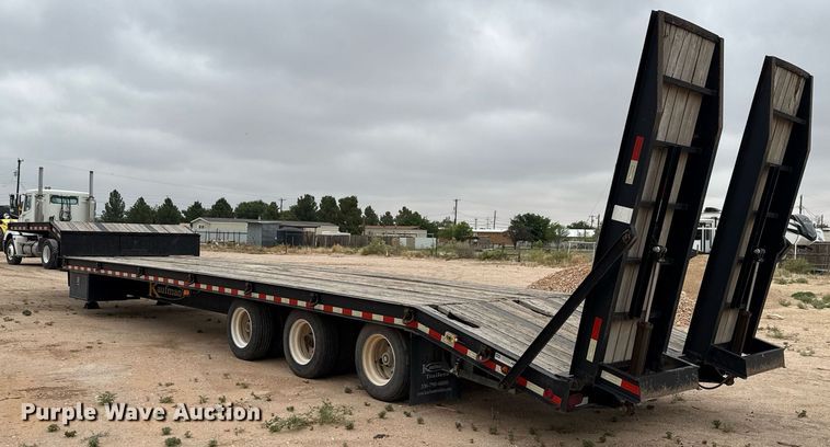 image for item ED5679 2014 Kaufman drop deck equipment trailer