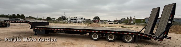 image for item ED5679 2014 Kaufman drop deck equipment trailer