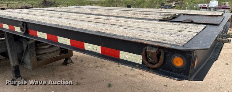 image for item ED5679 2014 Kaufman drop deck equipment trailer