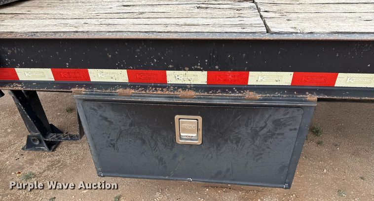 image for item ED5679 2014 Kaufman drop deck equipment trailer