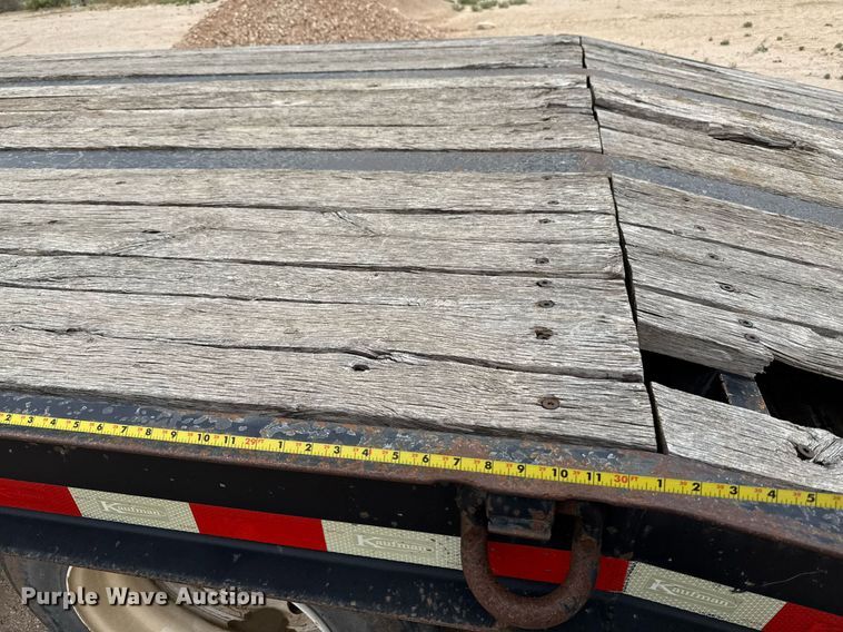 image for item ED5679 2014 Kaufman drop deck equipment trailer