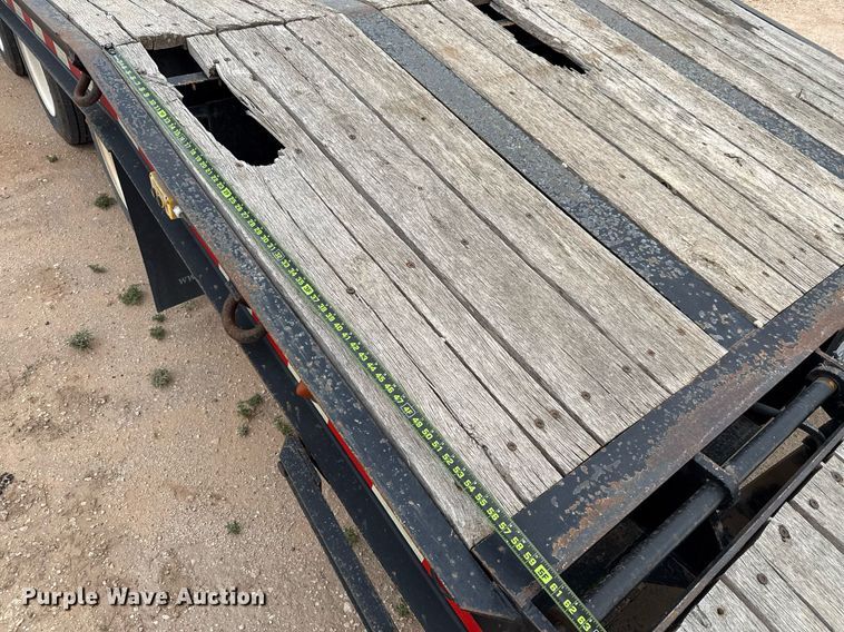 image for item ED5679 2014 Kaufman drop deck equipment trailer