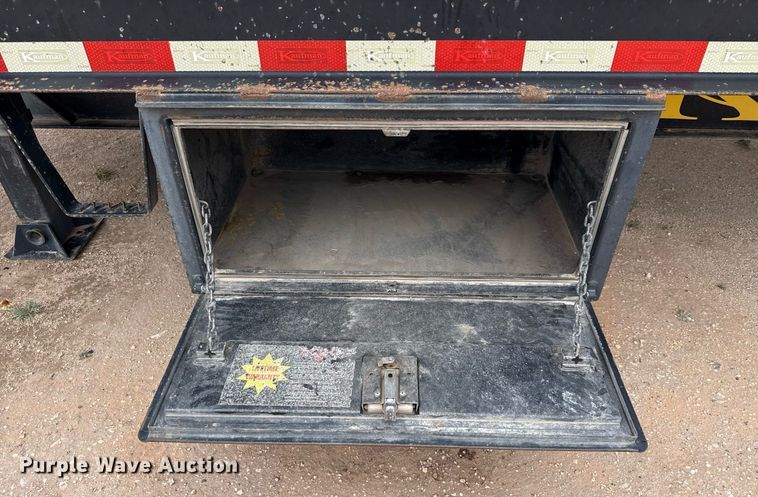 image for item ED5679 2014 Kaufman drop deck equipment trailer