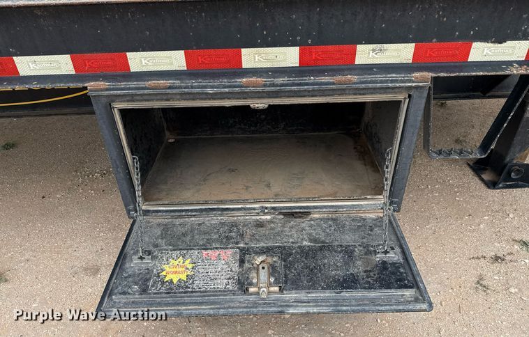 image for item ED5679 2014 Kaufman drop deck equipment trailer