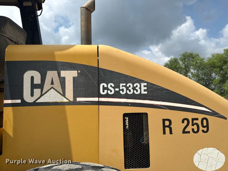 image for item ED5718 2007 Caterpillar CS-533E single drum vibratory roller