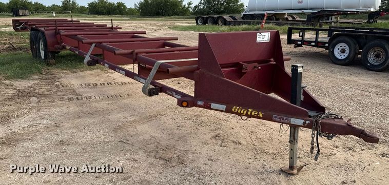 image for item ED5732 2012 Big Tex 12PT pipe trailer