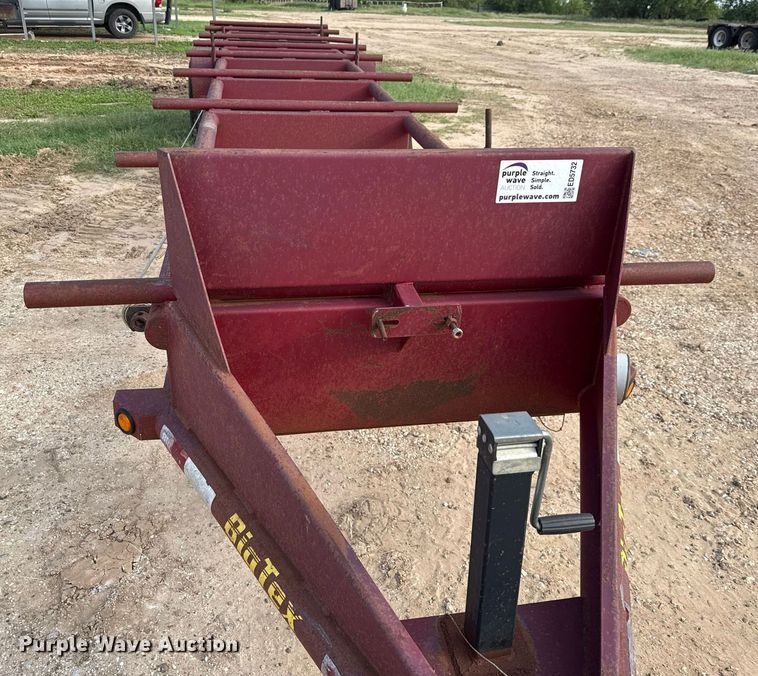 image for item ED5732 2012 Big Tex 12PT pipe trailer