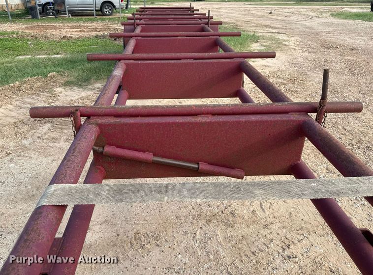 image for item ED5732 2012 Big Tex 12PT pipe trailer