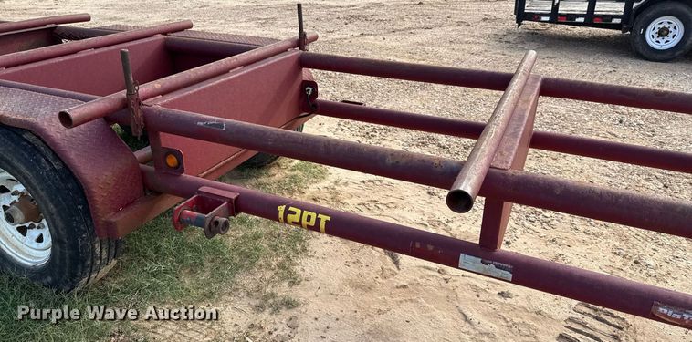 image for item ED5732 2012 Big Tex 12PT pipe trailer