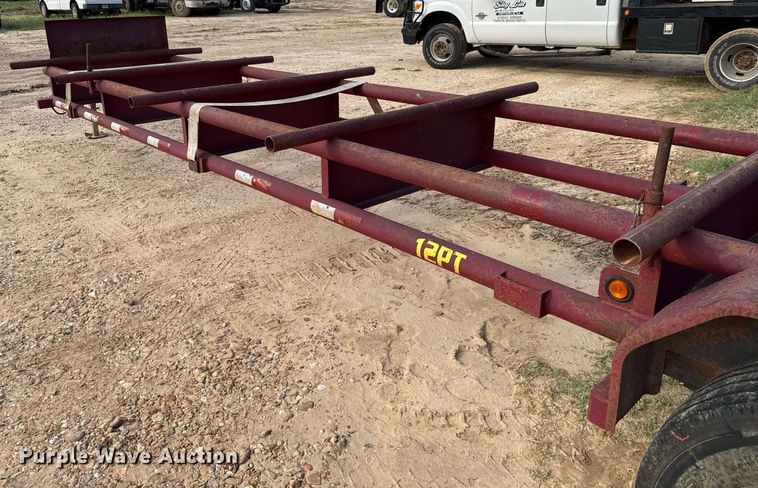 image for item ED5732 2012 Big Tex 12PT pipe trailer
