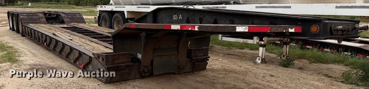 image for item ED5738 1999 Trail King TK110HDG lowboy equipment trailer