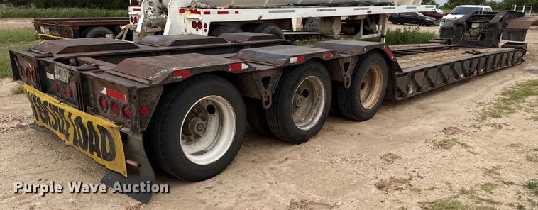 image for item ED5738 1999 Trail King TK110HDG lowboy equipment trailer