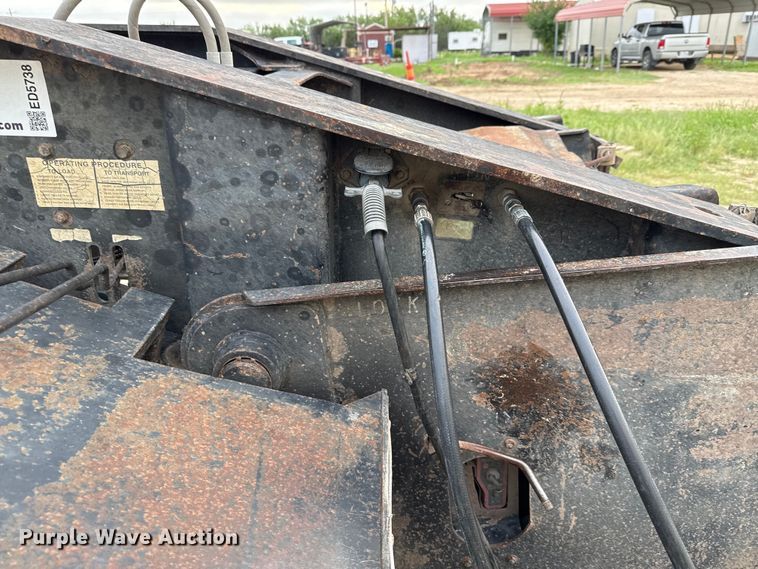 image for item ED5738 1999 Trail King TK110HDG lowboy equipment trailer